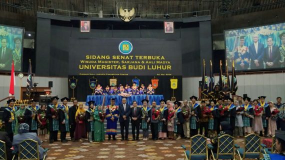 Universitas Budi Luhur Gelar Wisuda Gasal 2024 dengan Suasana Berbeda